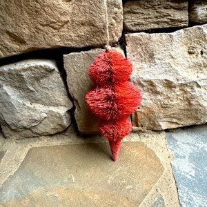 New🌟Anthropologie Terrain buri bottle brush Christmas Holiday Ornament B…